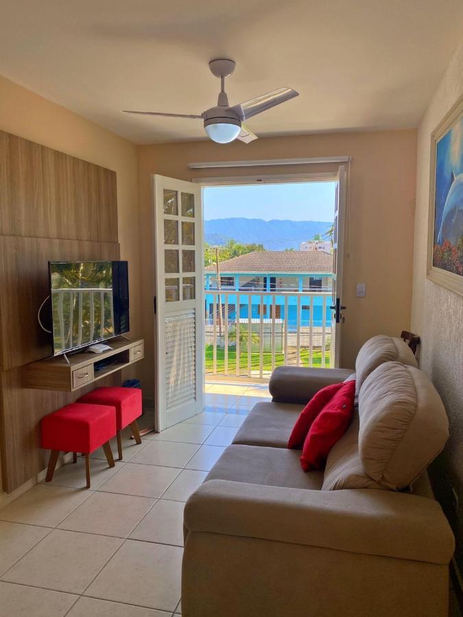 Apartamento Praia Grande Tenorio Pe Na Areia C/ Ar Ubatuba Luaran gambar